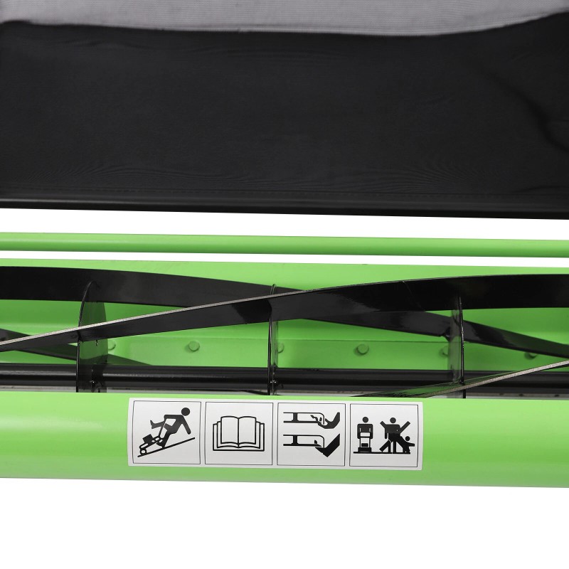 20" Lawn Mower Grass Cutter Machine, with Collection Box,Push Reel