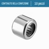 QUARKZMAN 6mm Alesaggio 10mm OD 8mm Larghezza Ago Rullo Cuscinetti