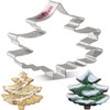LILIAO Christmas Tree Cookie Cutter, 4.3", Winter Biscuit Bread Sandwich