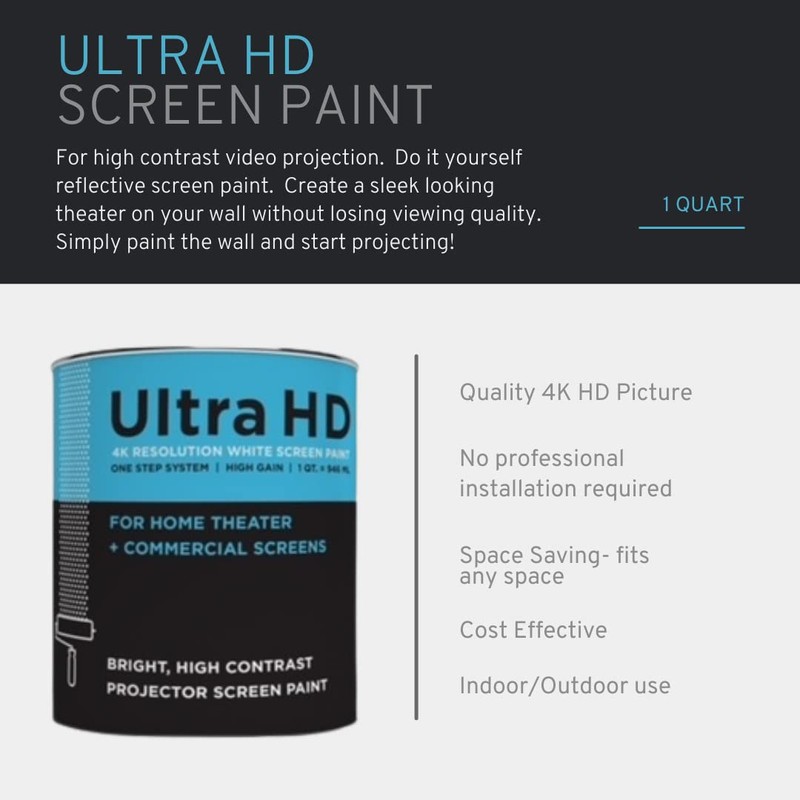 Ultra HD Premium Screen Paint (Quart)