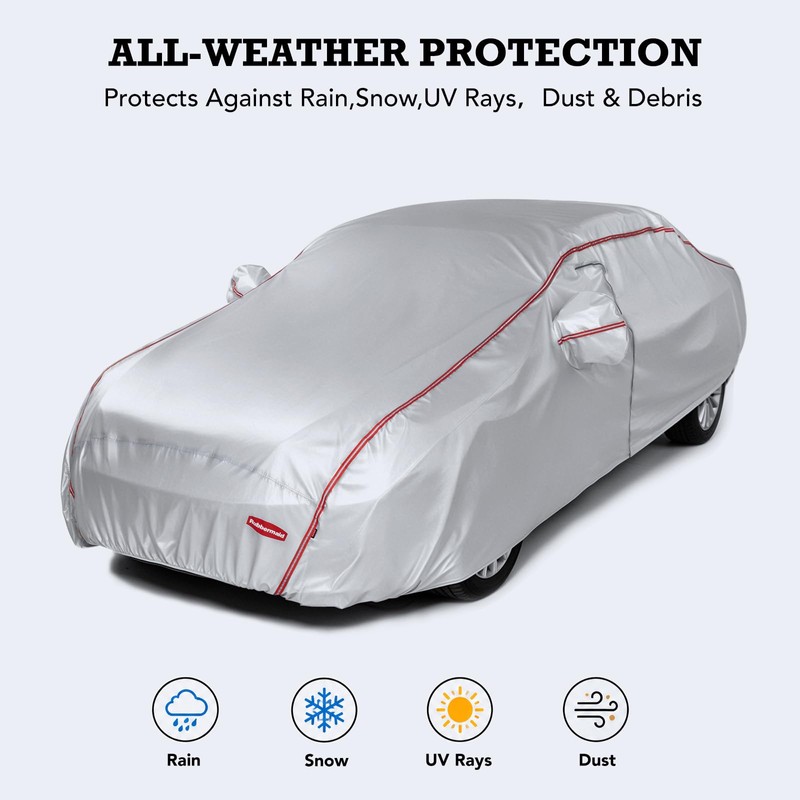 10-Layer Waterproof Car Cover– All Weather Full Exterior Vehicle Cover