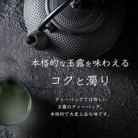 Gyokuro TE-85 Tea Bag, YaME-CHA, Green Tea, 0.1 oz (3 g) x 12 Bags, 2 Packs for Yumi Meiro Chasou