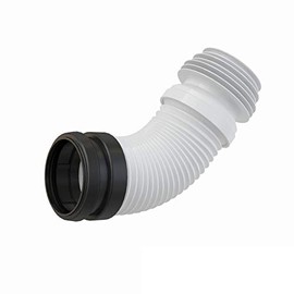 acl Universal Range Flexi Plastic Flexibler WC-Winkel-Ablaufanschluss 90/110 mm
