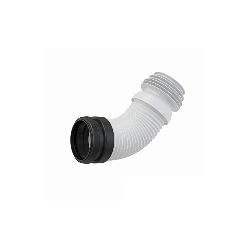 acl Universal Range Flexi Plastic Flexibler WC-Winkel-Ablaufanschluss 90/110 mm