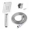 ENKI, EH005, Contemporary Square 3 Function Hand Shower Kit Incl.