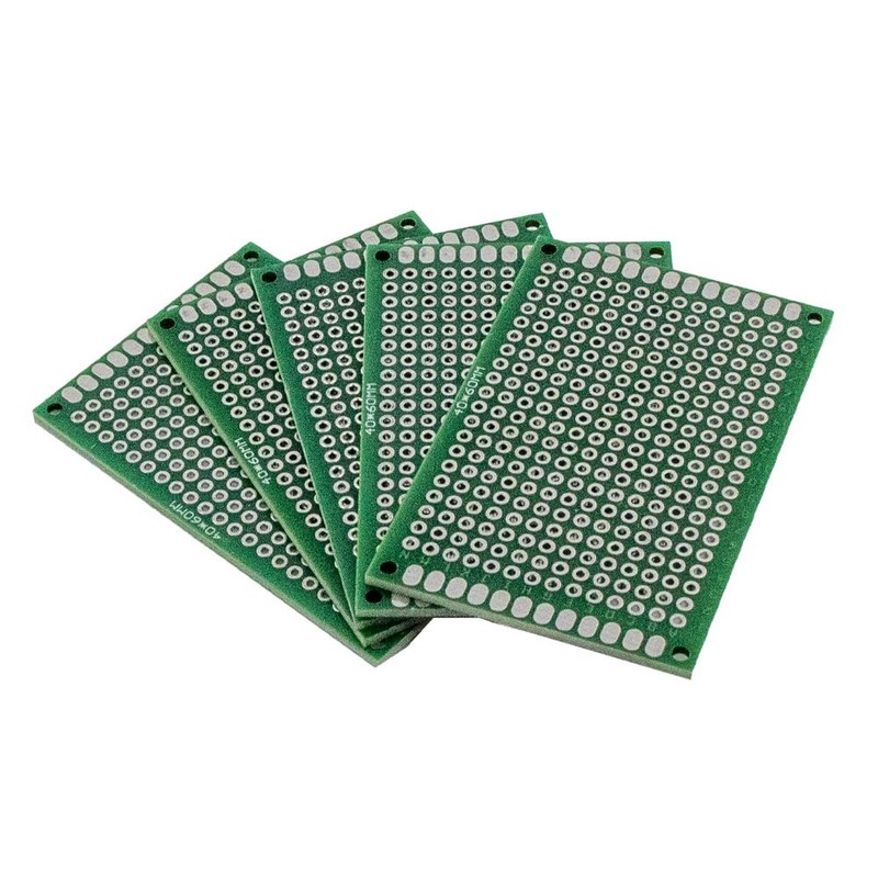 MakerMind 5x Double-sided Perforated Grid Board 4 x 6 cm