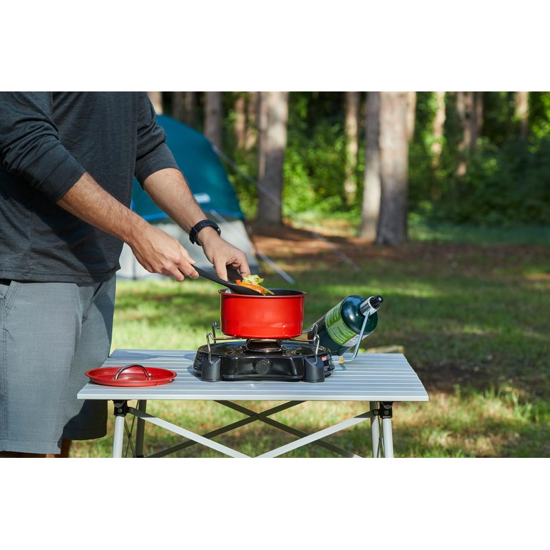 Coleman PowerPack 7,500 BTU Propane Camping Stove, Portable Adjustable Burner