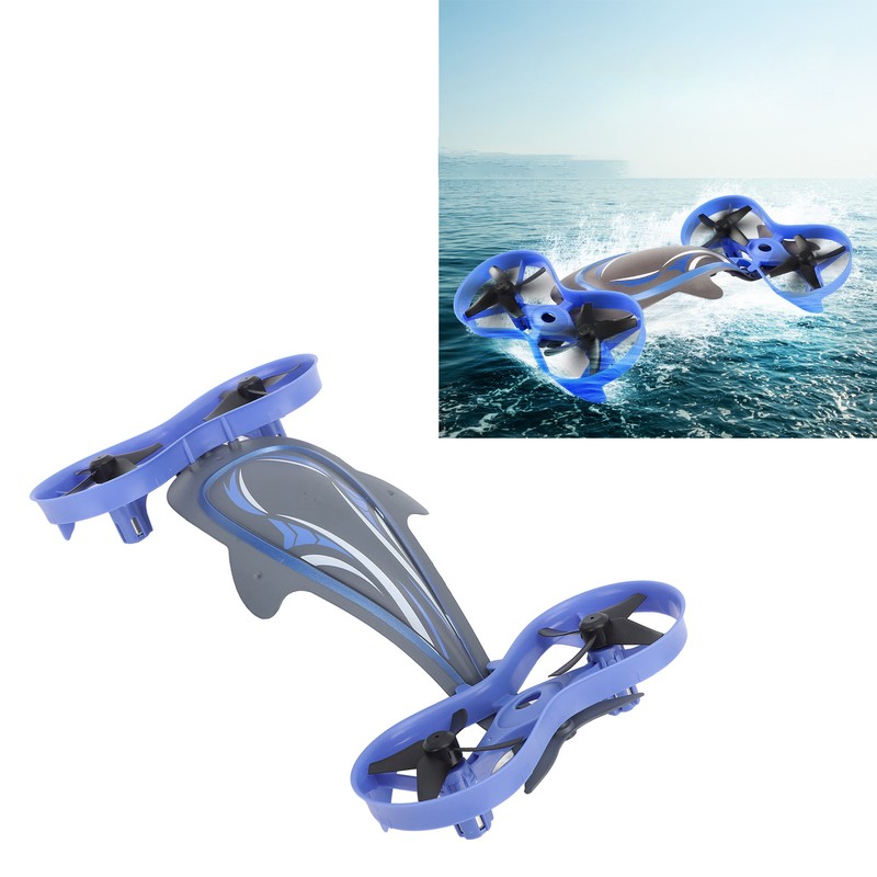 3 in 1 Drone RC Quadcopters Blue Air Water Ground