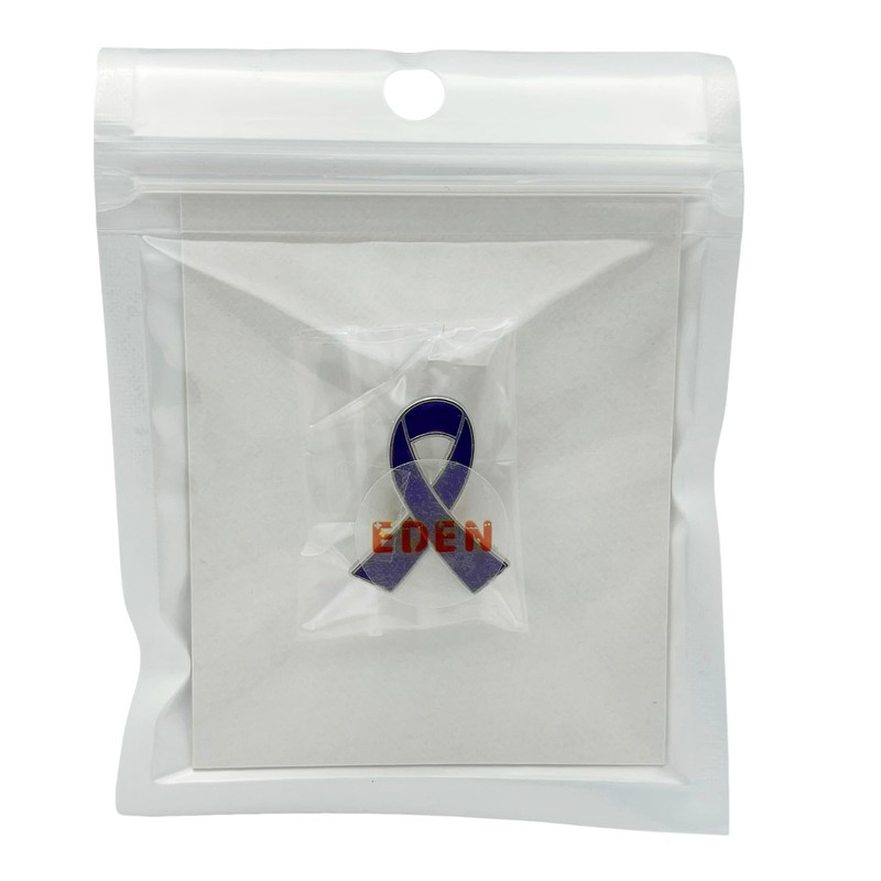 EDEN Ribbon Pin Badge Awareness Ribbon