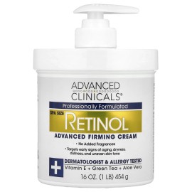 Retinol, crema reafirmante avanzada, 16 oz (454 g)