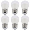 6 PCS 5W Mini LED Light Bulbs Warm White E26