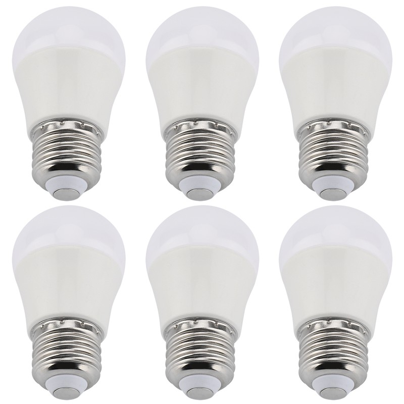 6 PCS 5W Mini LED Light Bulbs Warm White E26