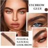 Gel para cejas, Kit de tinte para cejas marrones, Kit
