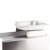 Full Size Stainless Steel Hinged Dome Cover with Handle (21.65