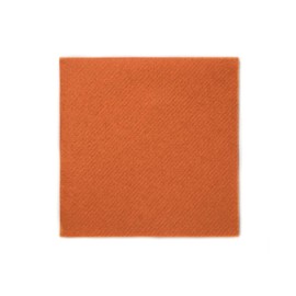Alvotex Chic Airlaid 100 Cocktail Napkins, 1/4 Fold Fabric-Like, High-Quality Disposable Napkin, Terracotta, 20 x 20 cm
