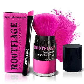 Rootflage Temporary Fun Hair Color - Shampoo Out Pink Color -Works on Dark Hair (01 Pink Parade)