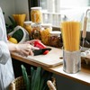 2 Pack Pasta Strainer with Handle Pasta Basket Spider Mesh