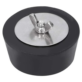 VIFERR Pool Wintering Plugs, Pack of 2 Winter Plugs, Pool Rubber Plugs, Inlet Nozzle, 63 mm Pool Plug with Stainless Steel Bolts for Swimming Pools, Drain Pipes