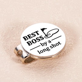 Christmas Golf Gifts for Boss, Appreciation Golf Accessories for Boss Men Lady, Bosses Birthday Gifts for Women, Golfs Ball Marker Hat Clip, Thank You Gift for Coworkers, Bosses Day Golfs Gift for Men