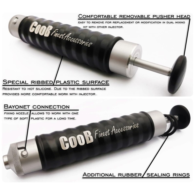 CooB Bait Mold Aluminium Injector Large 120 ml / 4