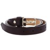 VALENTINO Around Plaque Buckle Belt W85 Vino/Oro - Can be