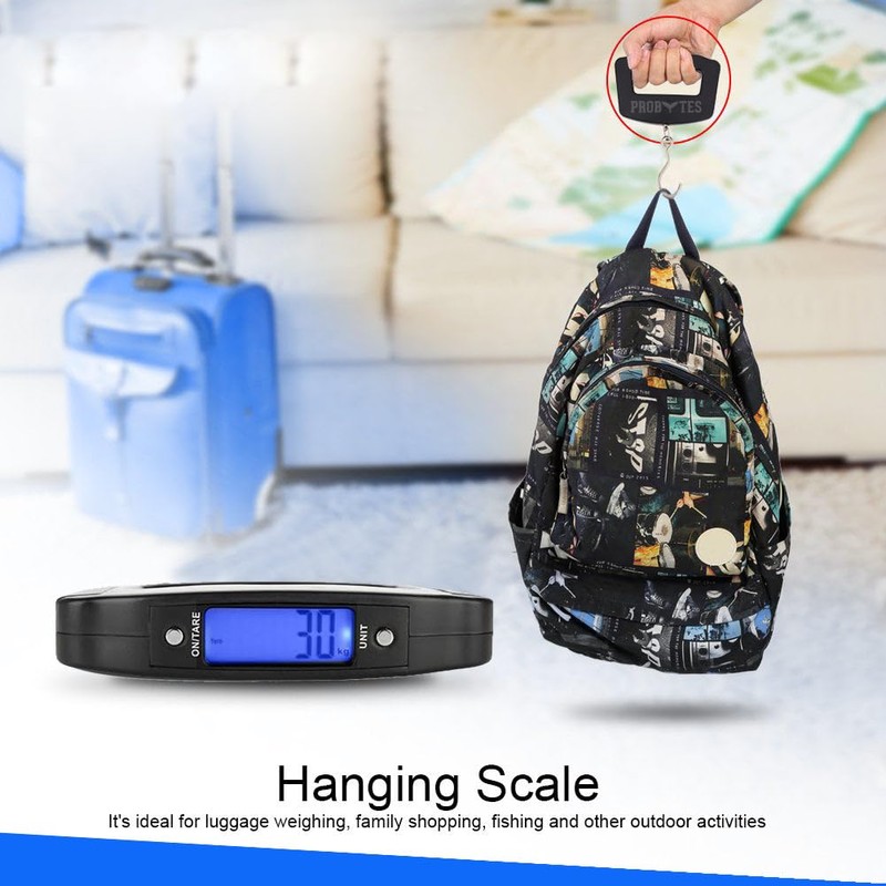 ProBytes Digital Luggage Weighing Scale - Precise Measurement, 10 Grams