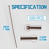 WALWAL 8 inch Cable Ties, Easy-Use Cable Management for Home,