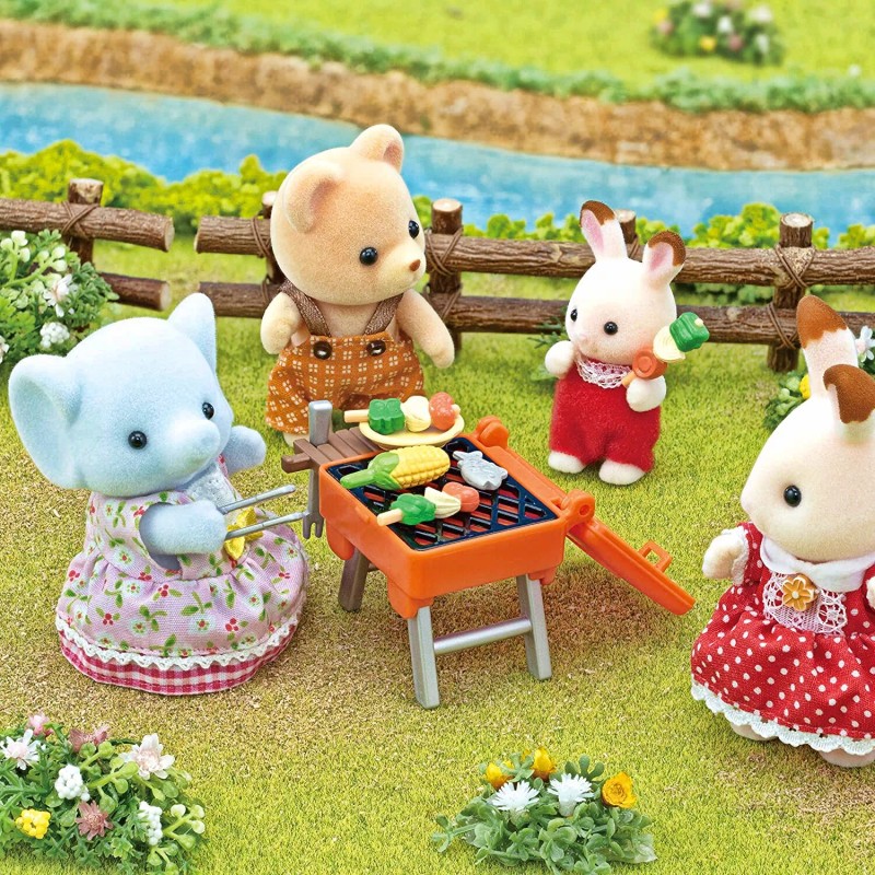 Calico Critters Sylvanian Families Calico Critters BBQ Picnic Set