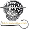 Neodrain 2PCS Hair Catchers Shower Drain Hair and Debris Strainer
