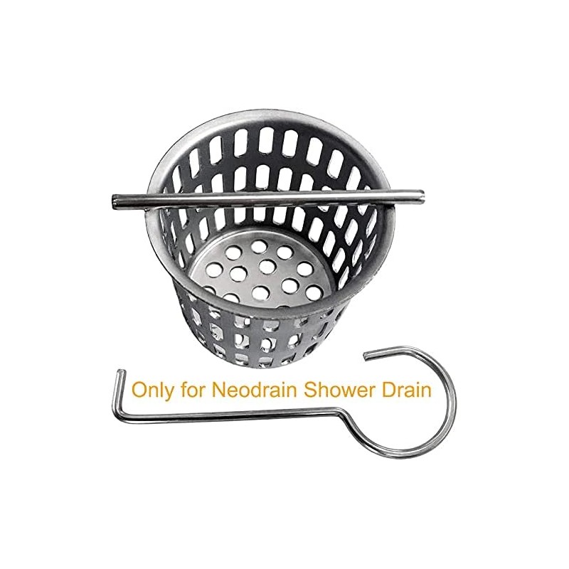 Neodrain 2PCS Hair Catchers Shower Drain Hair and Debris Strainer