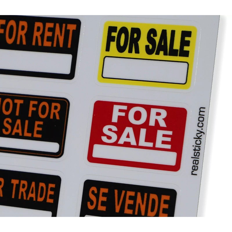 Real Sticky 1:10 Scale For Sale Sticker Sheet RC Crawler