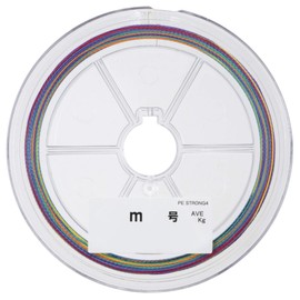 YAMATOYO PE Line Strong 4 688.4 ft (200 m) 0.6 no. 8.8 lbs (4 kg), 4 Pieces, 5 Colors (3.3 ft (1 m) / 5 m Mark)