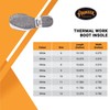 Pioneer Thermal Work Boot Insole - Radiantex Dual Layer Warm