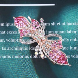 Inilbran Boho Rhinestone Hair Clip Hair Clip Crystal CZ Hair Clips Vintage Crystal Hair Clip Head Clips Sparkle CZ Hair Clip Decorative Headpiece Bridal Hair Accessories for Women and Girls