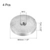 sourcing map M10 Thread 50 mm Diameter Round Shape Aluminium