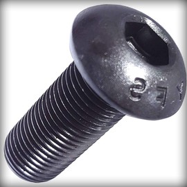 New Pack of 25 Pcs 1/4-28 x 2-1/2" inch Button Head Socket Cap Hardware Machine Screws Kit Black Oxide Alloy Steel Set Warranity by Pr-Merchant