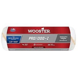 9" x 1/2" Nap Wooster RR643 Pro/Doo-Z Woven Roller Cover, for Semi-Rough Surfaces, Walls and Ceilings