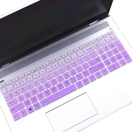 Keyboard Cover for HP Laptop 15-db 15-dw 15-dy 15-da 15-ef 15-bs/bw 15-ef 15t 15z 15.6" 15-db0011dx 15-dy1043dx/dy1051wm 15-dw0037wm/dw1083wm 15-ef1001ds, HP 17-by/bs/ca 17.3 Keyboard Cover, Purple
