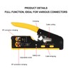 Ethernet Crimping Tool Adjustable Mode Anti Slip Texture Safety Lock