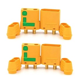Amass 2-Pair Amass XT90-S Anti Spark 4.5mm Connector Plug Male/Female FREE US SHIPPING