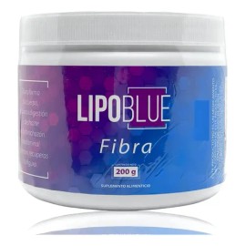 Fibra Lipo Blue Suplemento Digestivo con Probióticos Polvo 200g Sin Gluten                                                                            