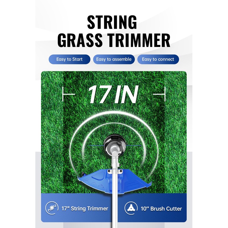 WILD BADGER POWER 26cc Weed Wacker Gas Powered, 3 in