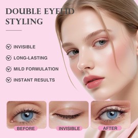 MERETON Eyelid Lifter Strips 810 Pcs, Invisible Double Eyelid Tape for Hooded Eyes，Waterproof, Long-Lasting, Instant Eye Lift Without Surgery for Hooded, Droopy, Uneven, Mono-Eyelids