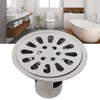 Floor Drain 3.5 Inch Stainless Steel Odor Resistant Deep Water