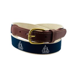 Leather Man Ltd White Schooner Belt (42)