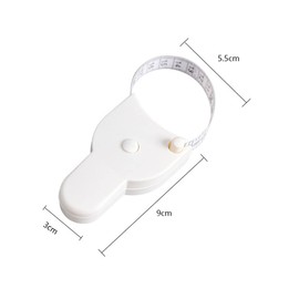 Retractable Circumference Tape Measure Body Tape Measure Automatic Shrinking Tape Measure Double Sided Circumference Tape Measure 152 cm