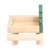 Squirrel Picnic Table Wooden Funny Squirrel Feeder with Corn Cob