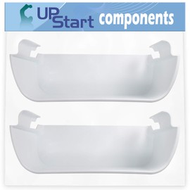 2-Pack 240363701 Refrigerator Door Shelf Bin Replacement for Gibson GRS23F5AQ4 Refrigerator - Compatible with AP2116105 Door Shelf - UpStart Components Brand