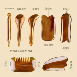 Pick Lab 픽랩마켓 괄사 괄사마사지기 마사지 얼굴괄사마사지기 [그린 경혈 펜] PickLab Market Gua Sha Gua Sha Massager Facial Gua Sha Massager [Green Acupoint Pen]