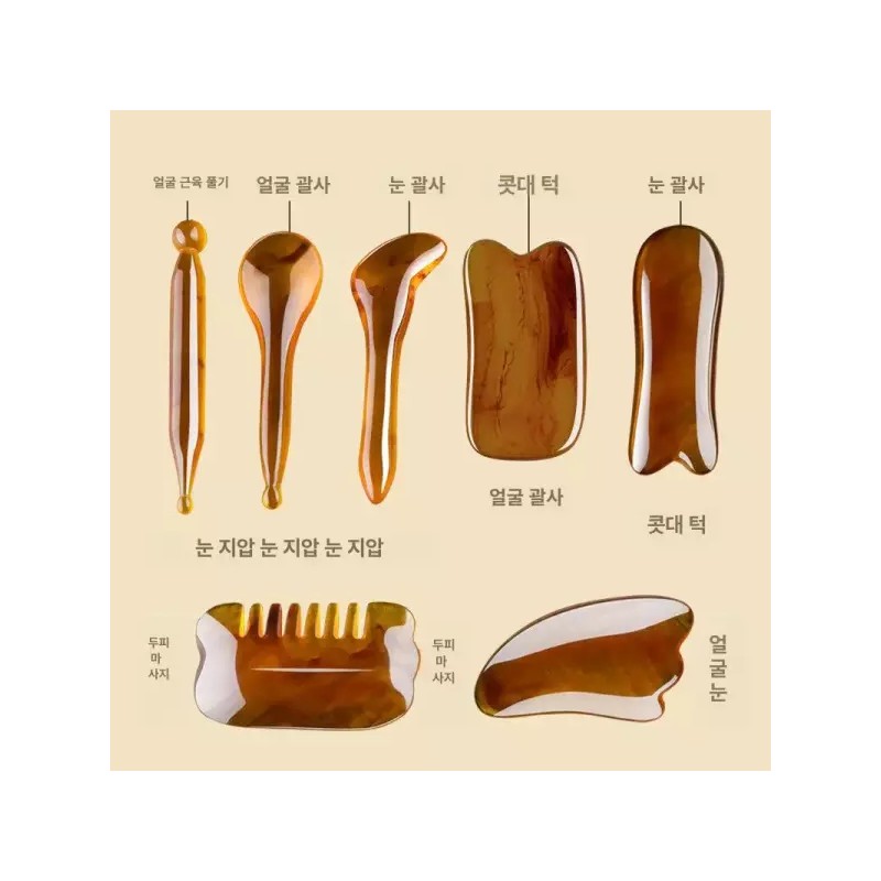 Pick Lab 픽랩마켓 괄사 괄사마사지기 마사지 얼굴괄사마사지기 [그린 경혈 펜]